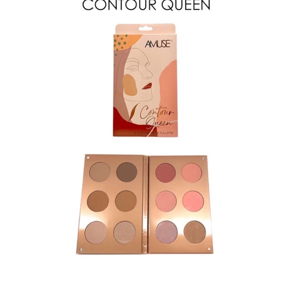 Muse Contour Queen Palette - Peach and Bronze Hues